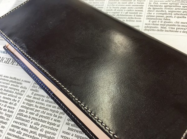 GLENCHECK・グレンチェックのブライドルレザーを使用した長財布