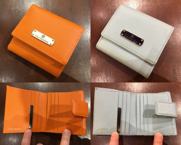 ココデュラン（CocoDoullens）の二つ折り財布、イリーナテーラーとテレーズプティット