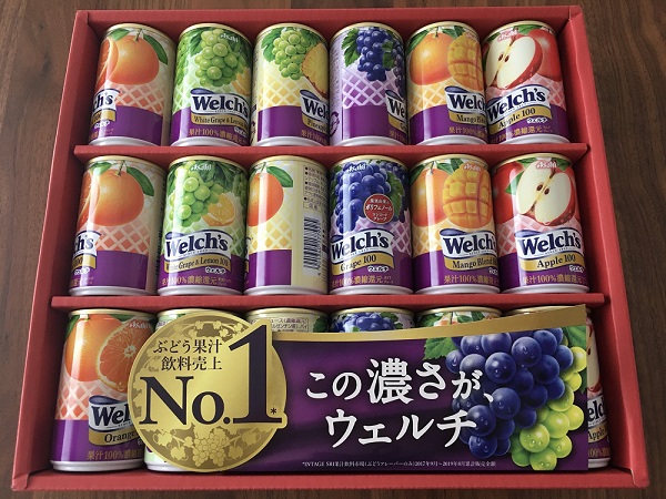 【ウェルチギフト】ウェルチ（Welch's）の果汁100％ジュース