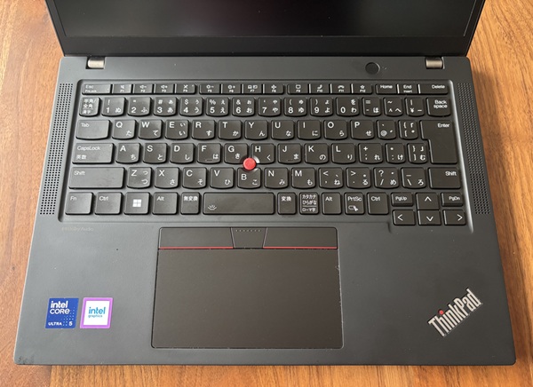 ThinkPad X13 Gen 5のキーボード