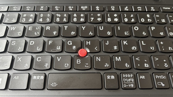ThinkPad X13 Gen 5のキーボード